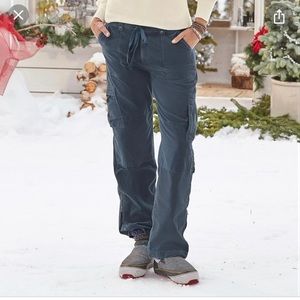 Sundance velvet cargo pants